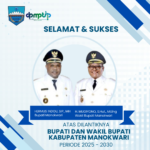 Selamat atas Pelantikan Bupati & Wakil Bupati Kabupaten Manokwari Periode 2025-2030