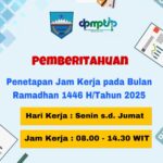 Penetapan Jam Pelayanan selama Bulan Ramadhan 1446H/Tahun 2025